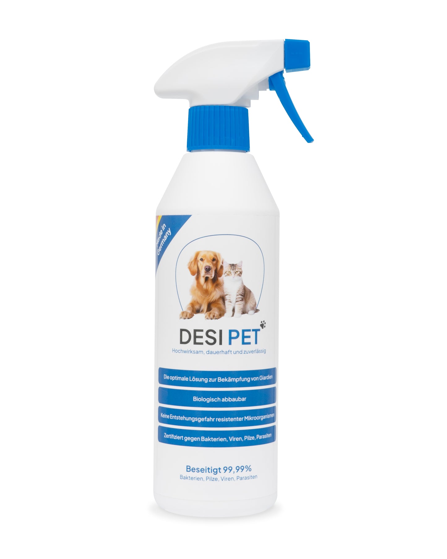 DESI PET Giardien Desinfektionsmittel 500ml gür Hund und Katze