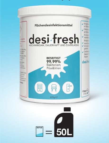 Desi-Fresh Flächendesinfektion Vorratsdose 50 Liter